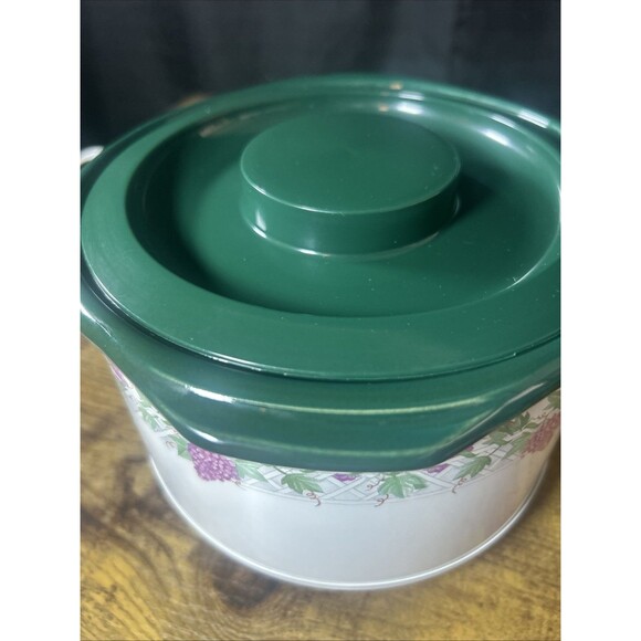 Vtg RIVAL Crock Ette MINI SLOW COOKER POT 1 Quart Purple Grapes 3205 Made in USA - Picture 14 of 16